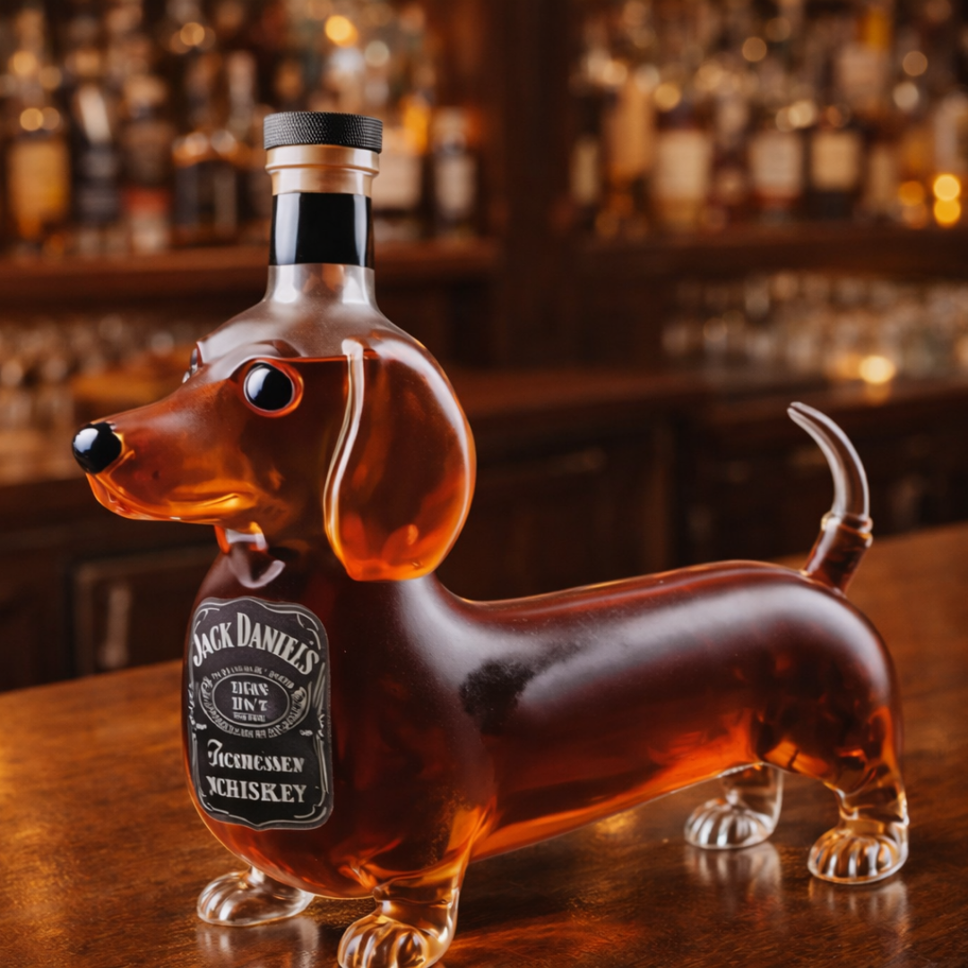 Botella de whisky Salchicha
