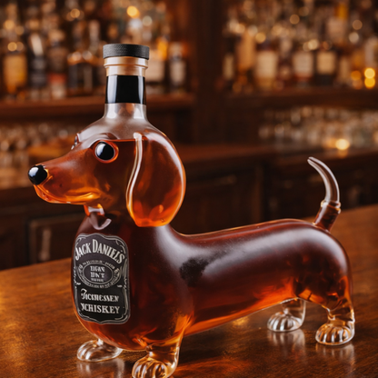 Botella de whisky Salchicha