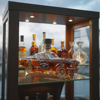 Bouteille de whisky Mustang
