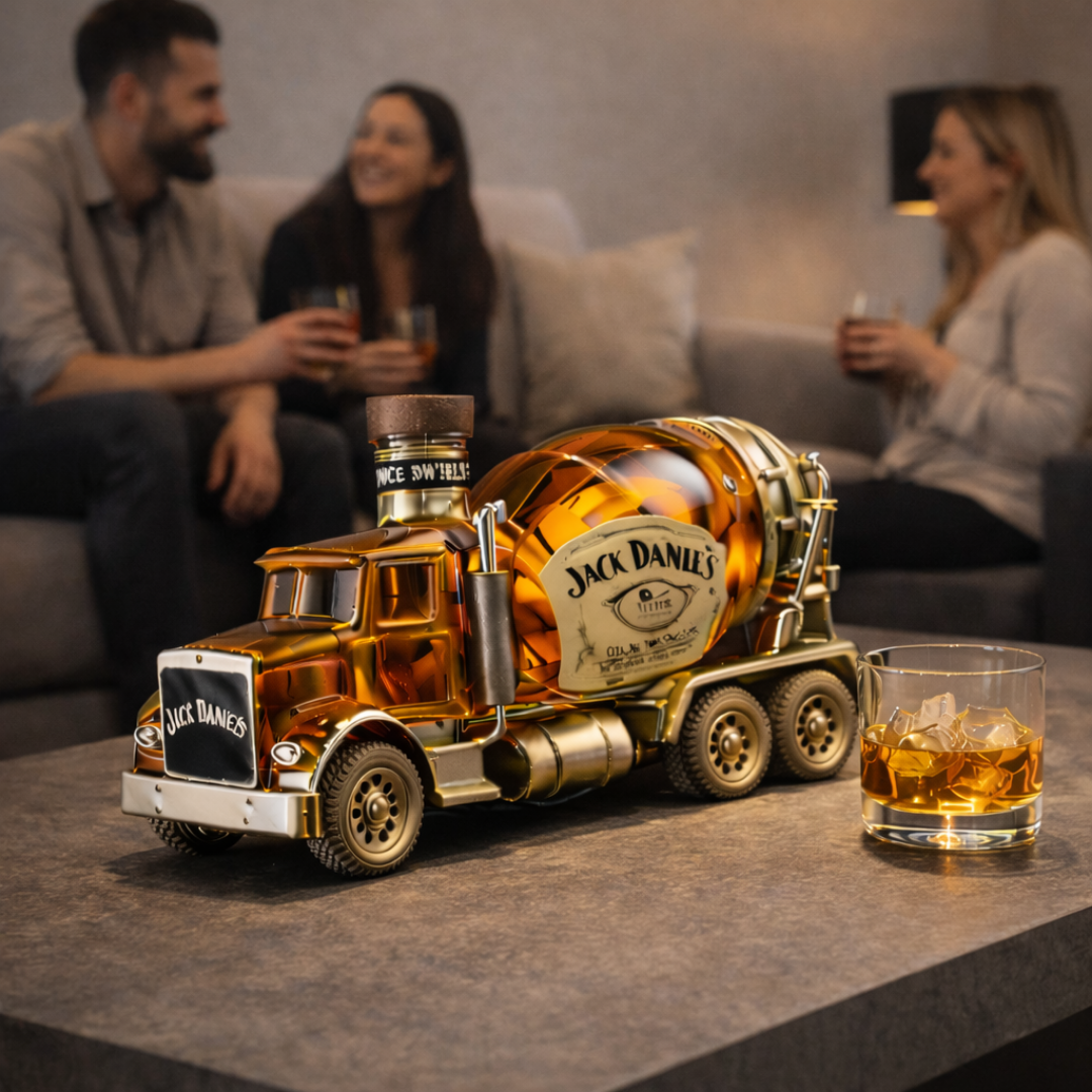 Bouteilles de whisky Jack Daniel's Camion