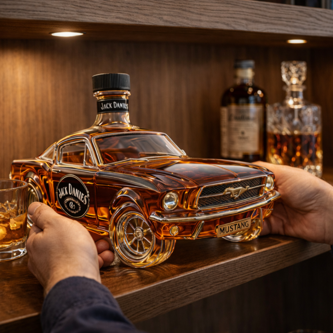 Bouteille de whisky Mustang
