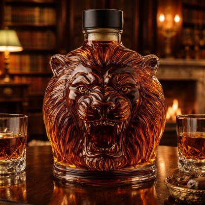 Botella de whisky León