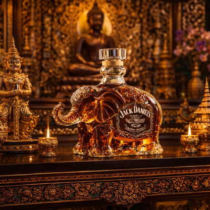 Botella de whisky Jack Daniel's  Elefante