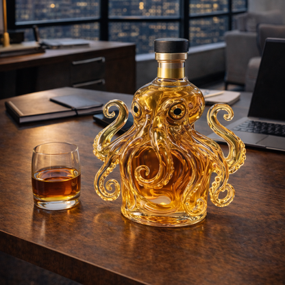 Botellas de whisky Pulpo