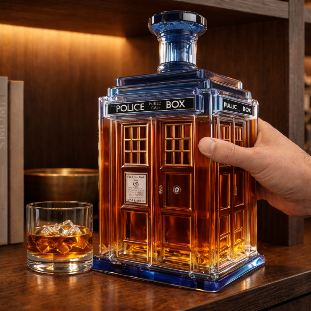 Botellas de whisky Policia