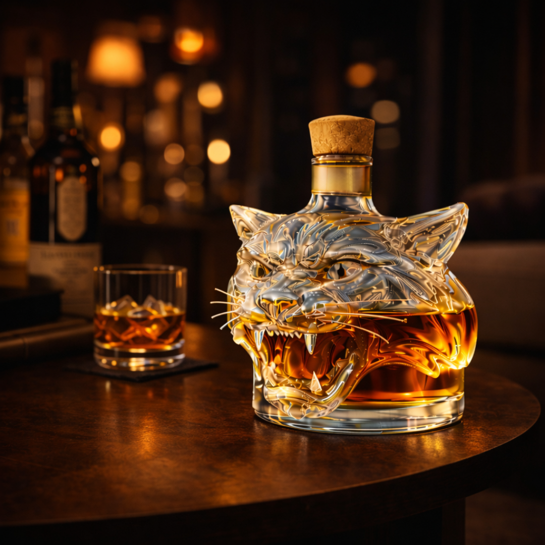 Botellas de whisky Jaguar