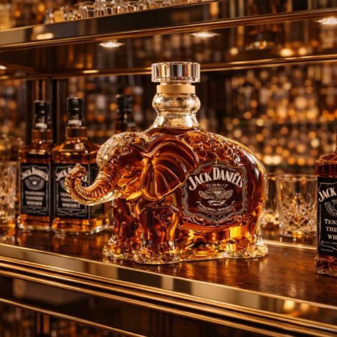 Botella de whisky Jack Daniel's  Elefante