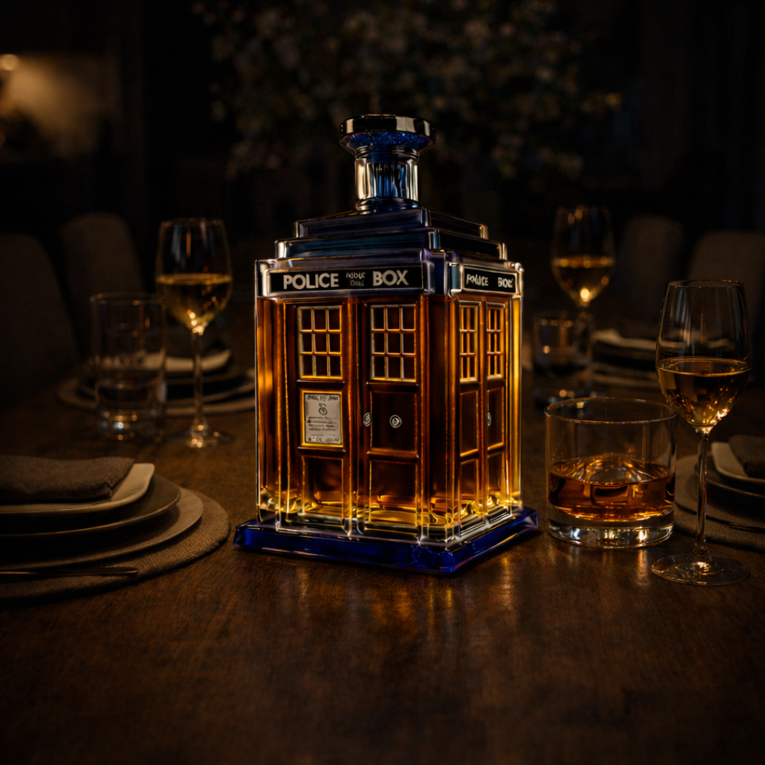 Botellas de whisky Policia