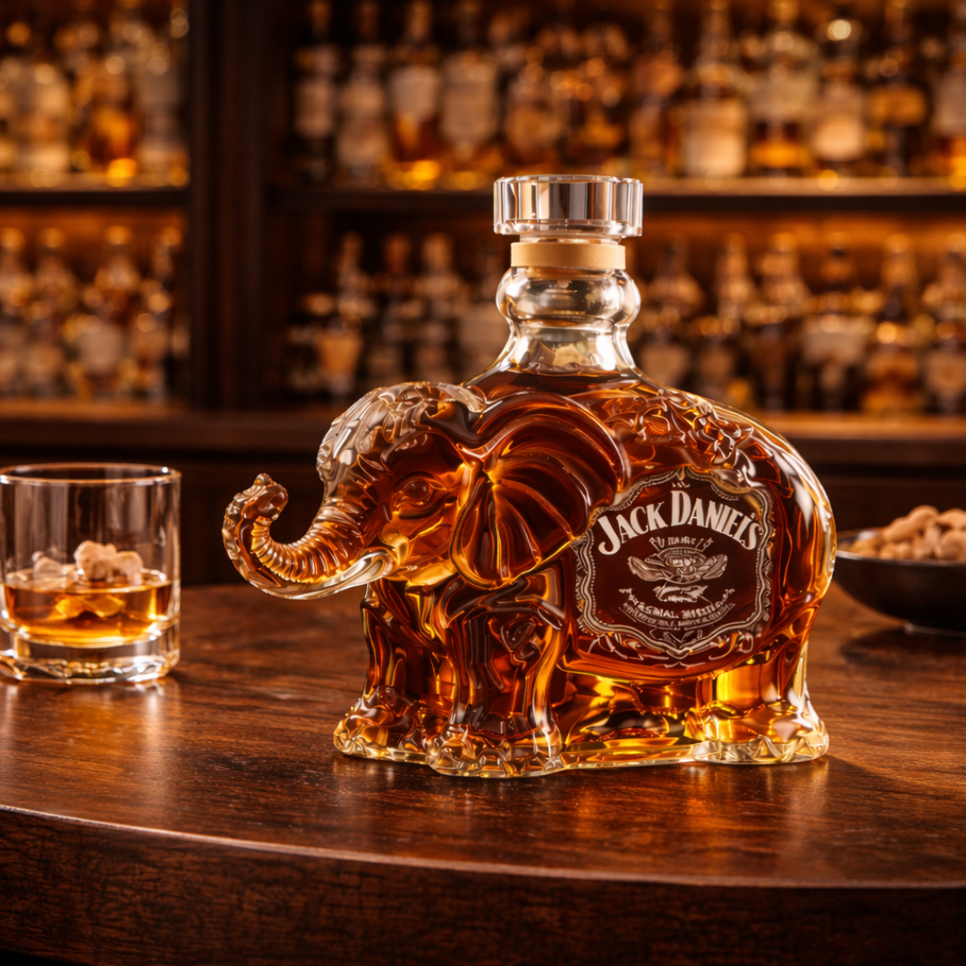 Botella de whisky Jack Daniel's  Elefante
