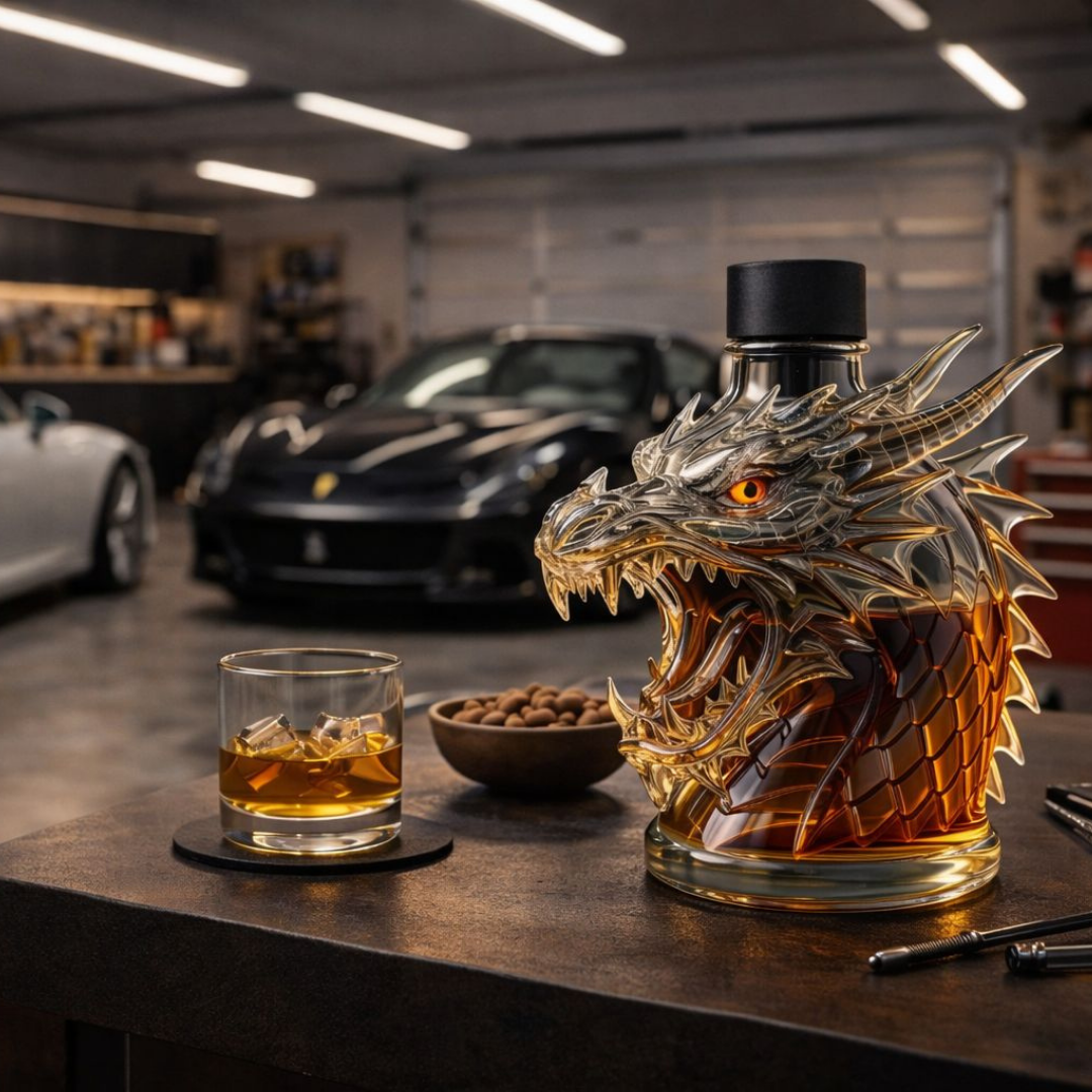 Botellas de whisky Dragón