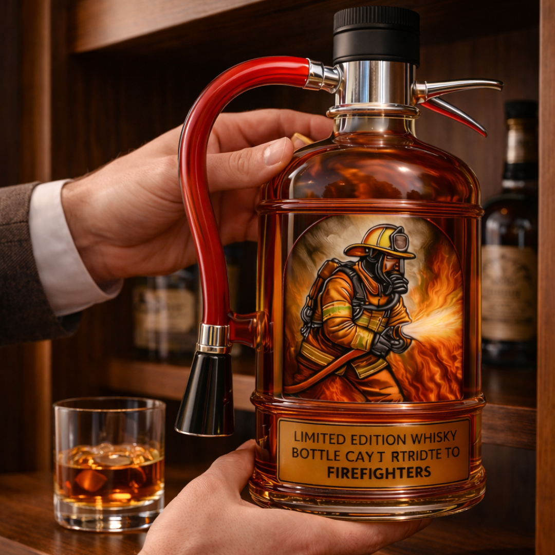 Botellas de whisky Extintor