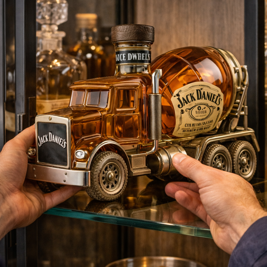 Bouteilles de whisky Jack Daniel's Camion