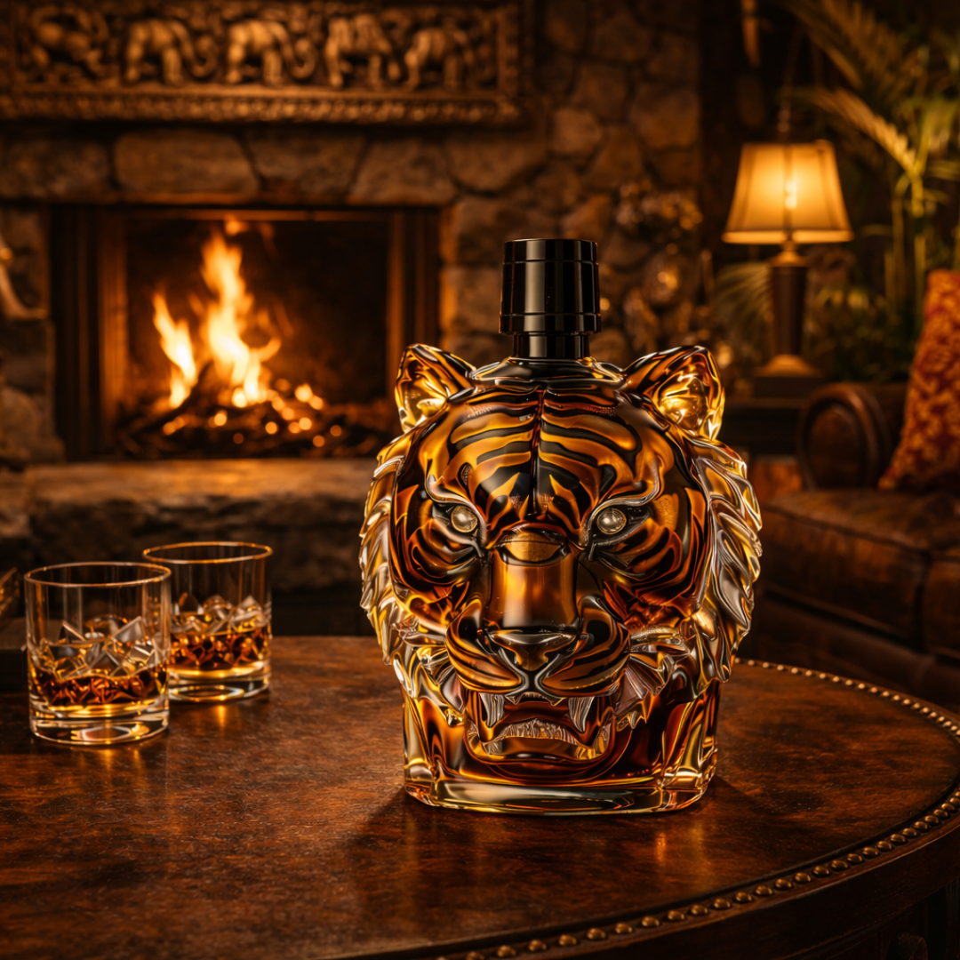 Botellas de whisky Tigre