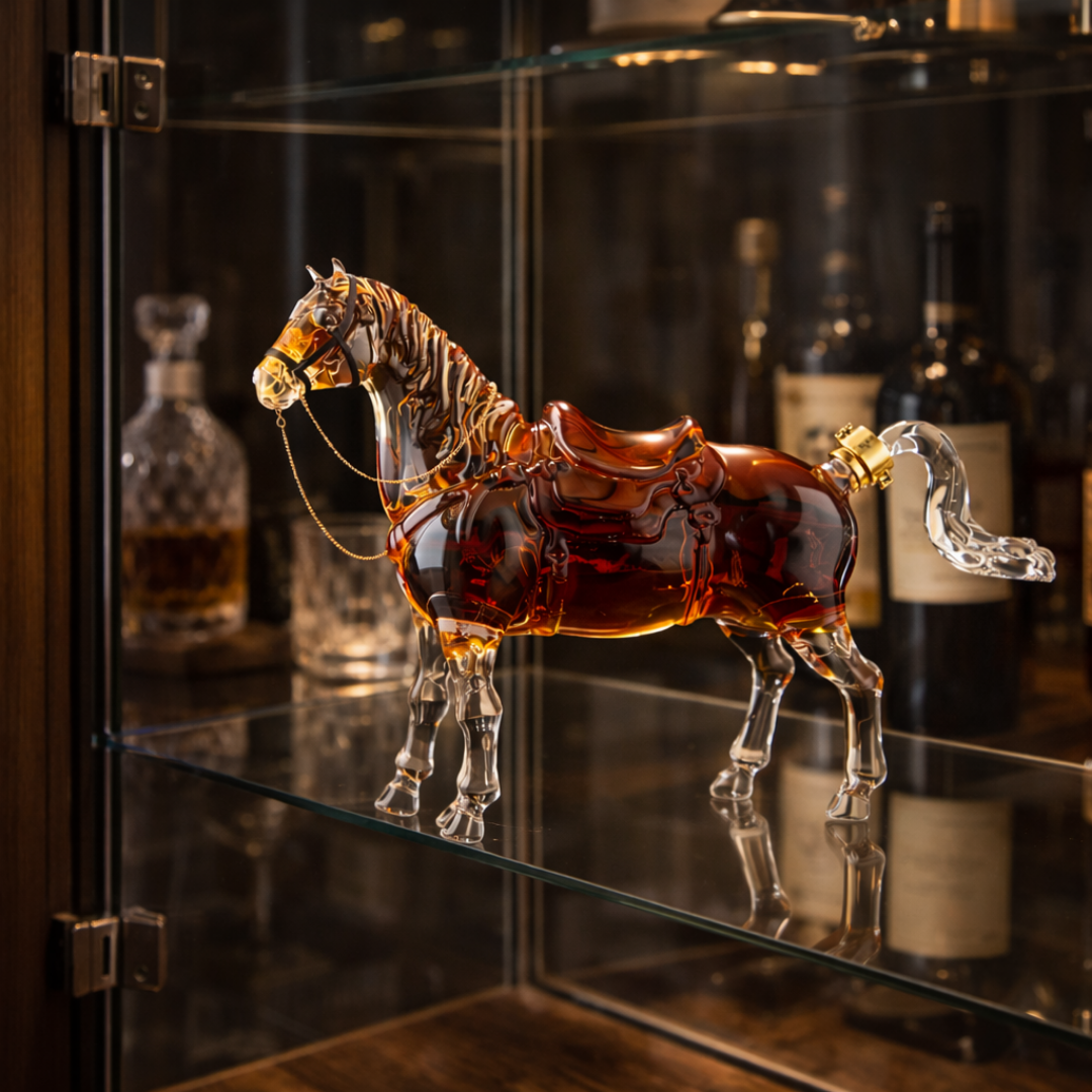 Botella de whisky Caballo
