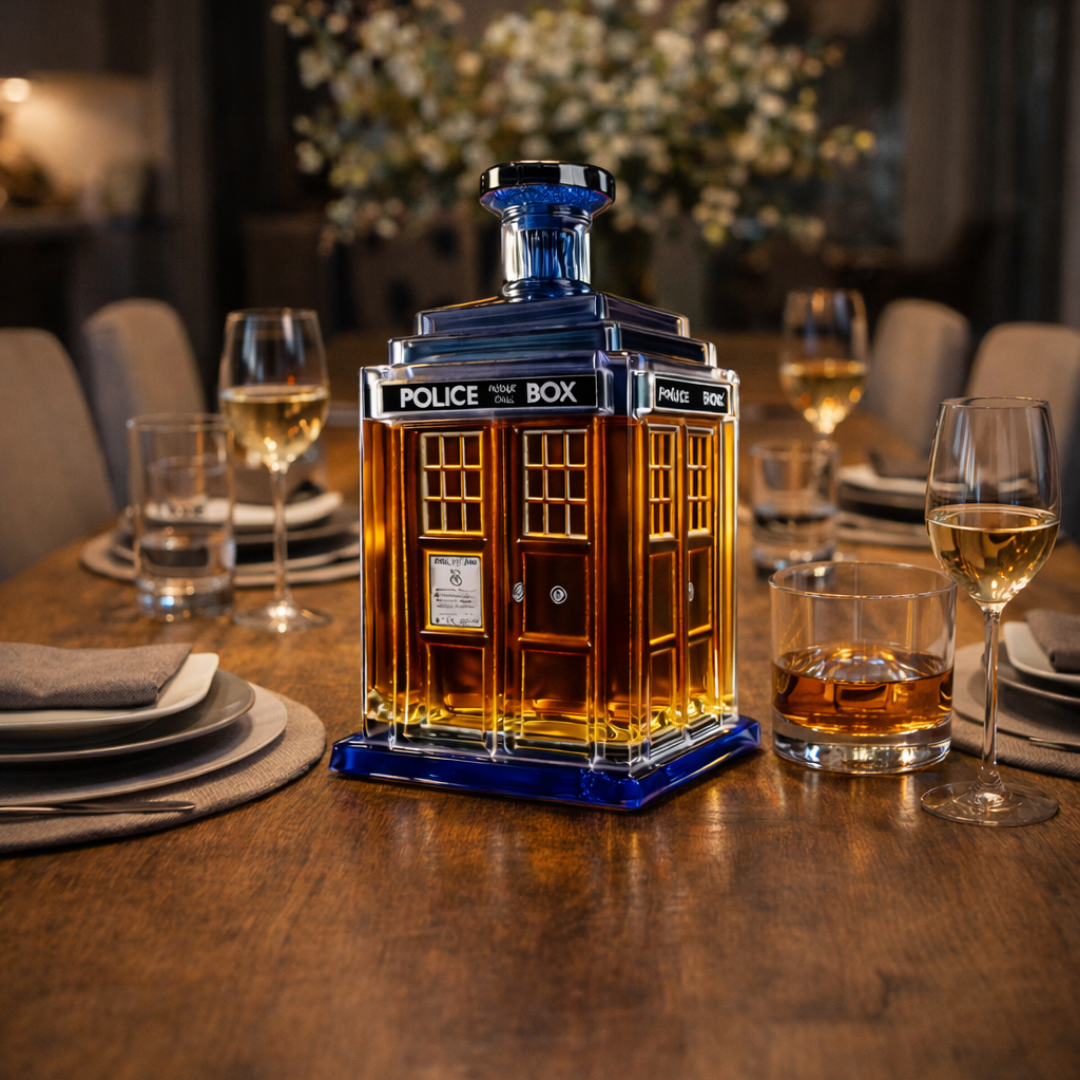 Botellas de whisky Policia