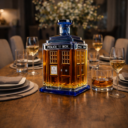 Botellas de whisky Policia