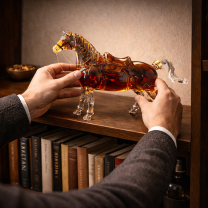 Botella de whisky Caballo