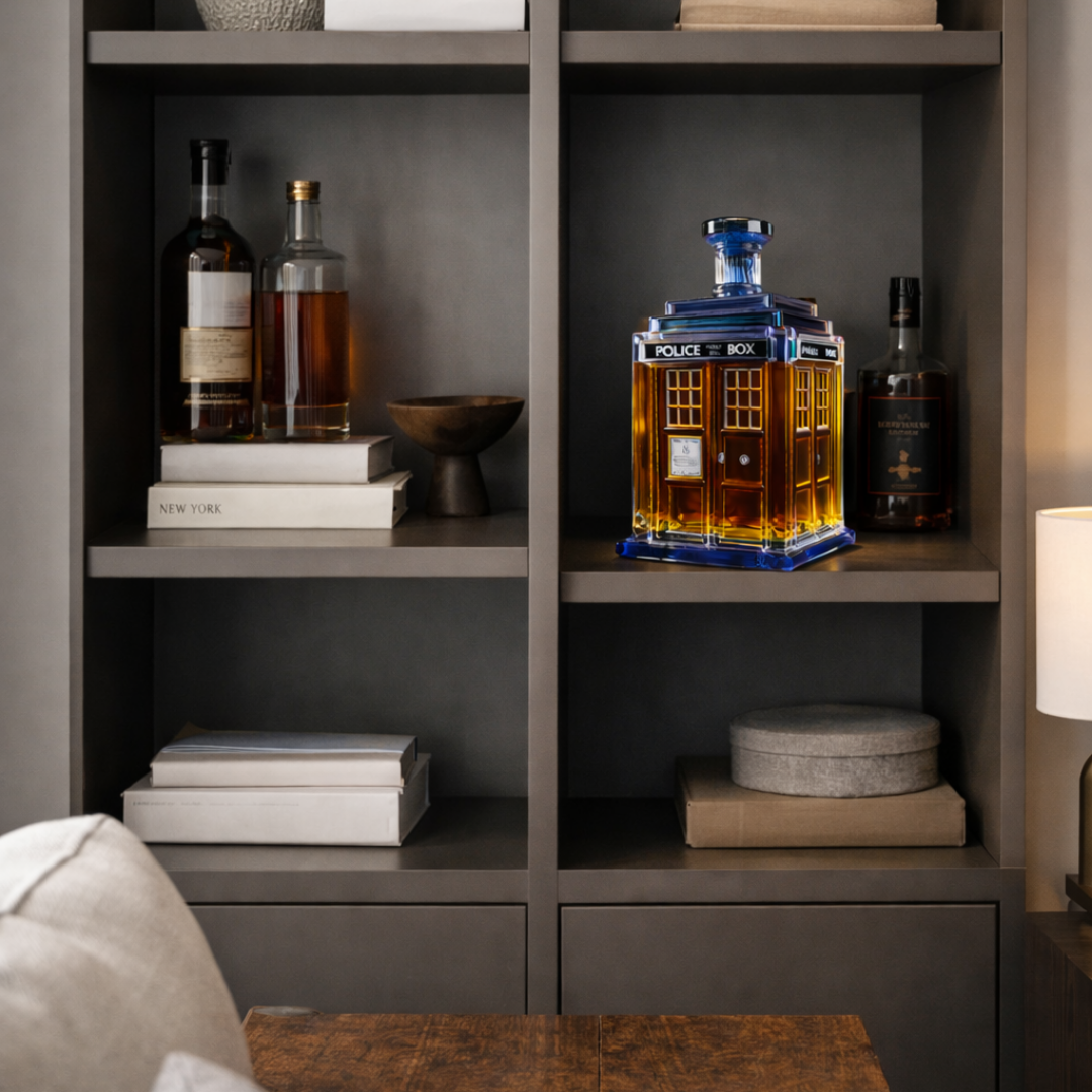 Botellas de whisky Policia