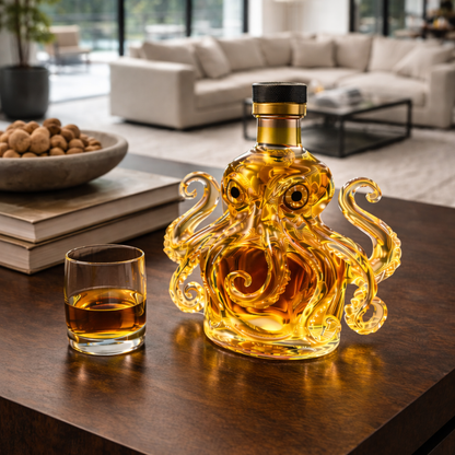 Botellas de whisky Pulpo