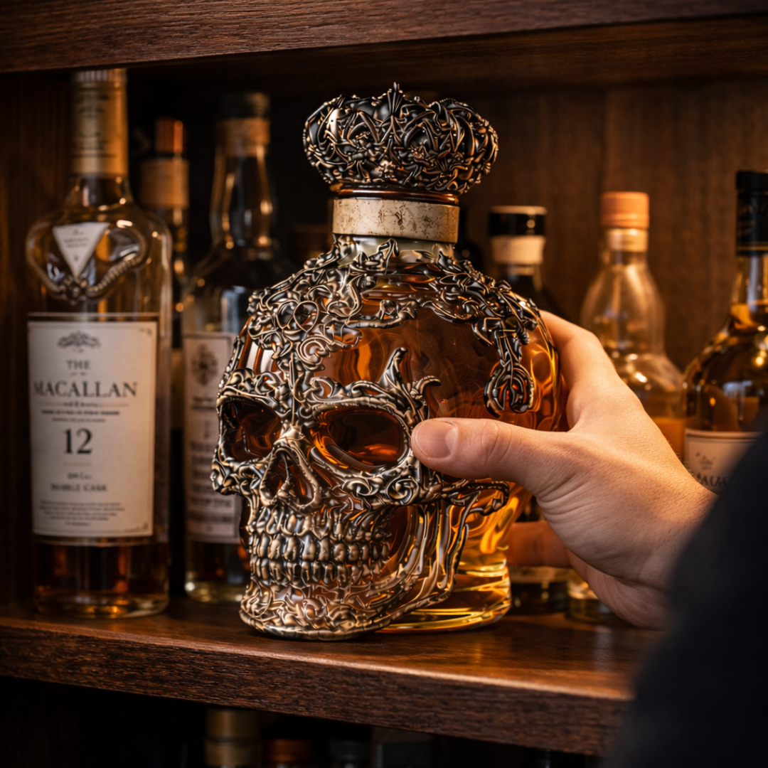 Botella de whisky Rey Muerto