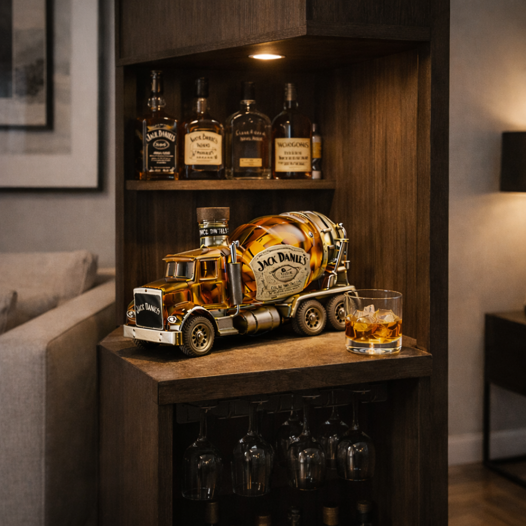 Bouteilles de whisky Jack Daniel's Camion
