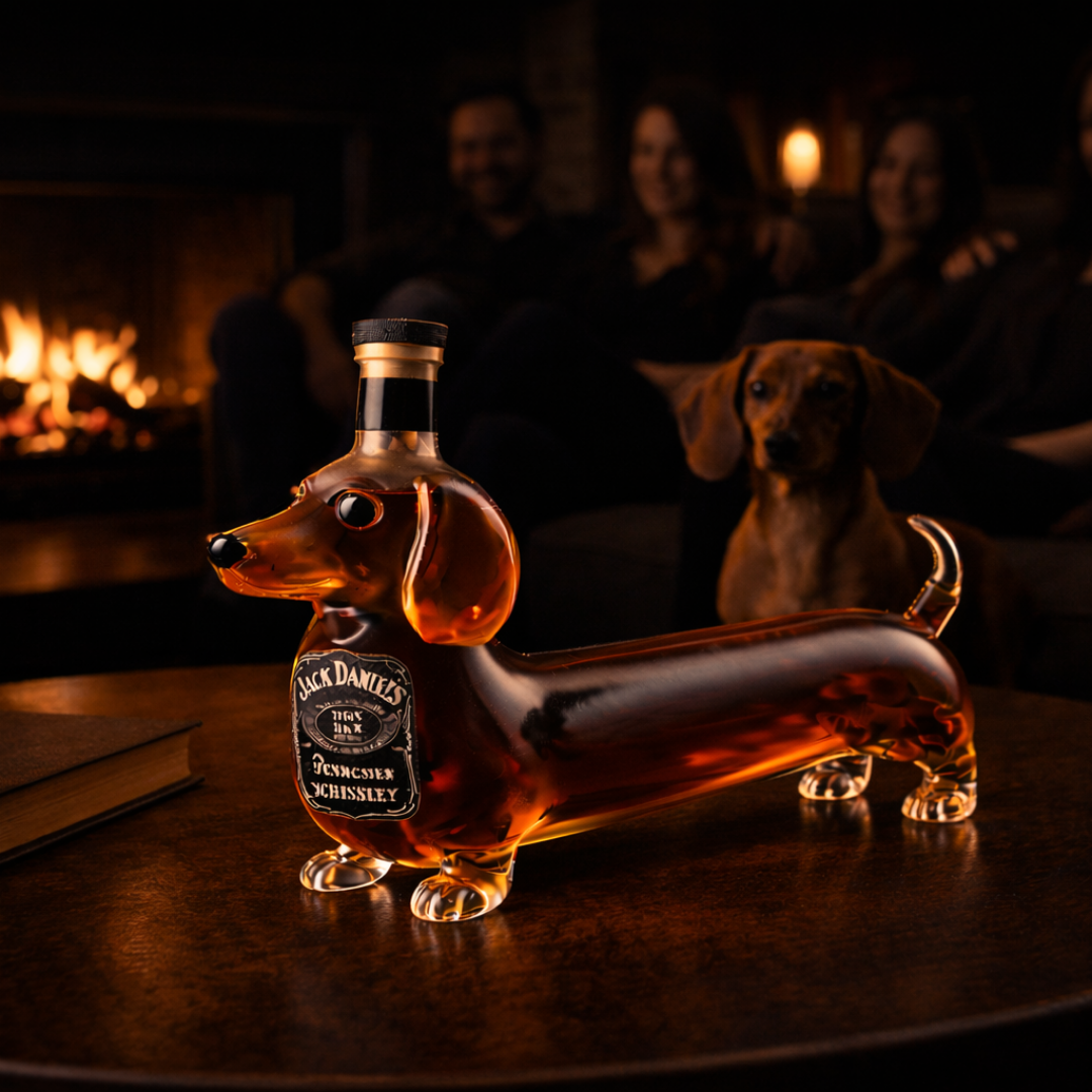 Botella de whisky Salchicha