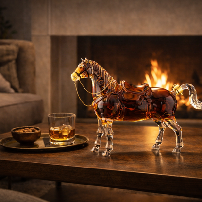 Botella de whisky Caballo