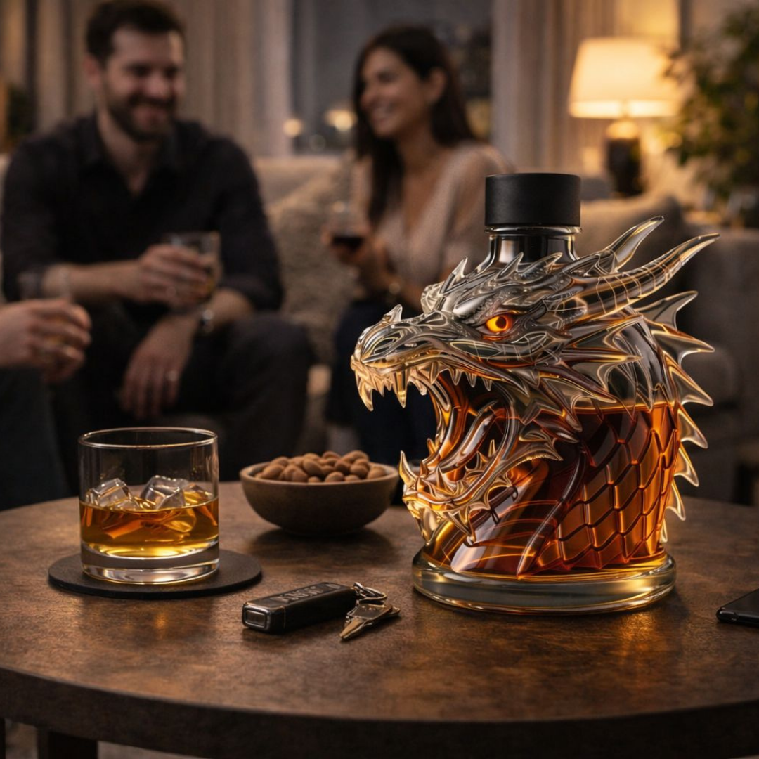 Botellas de whisky Dragón