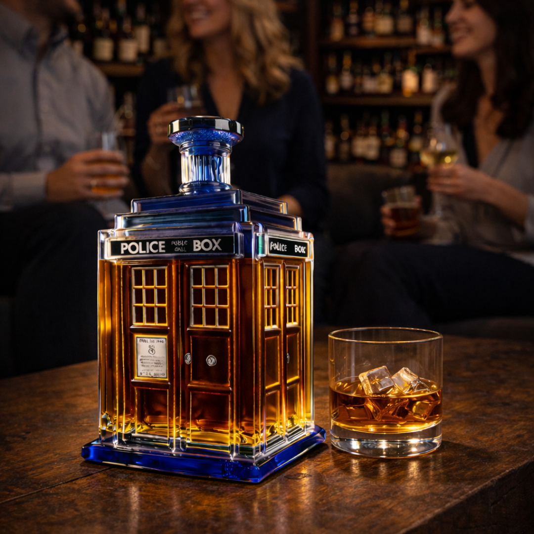 Botellas de whisky Policia