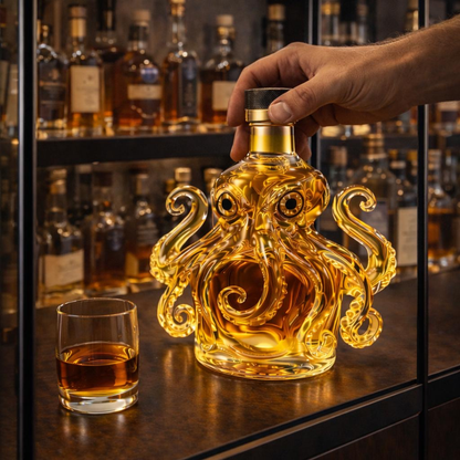 Botellas de whisky Pulpo