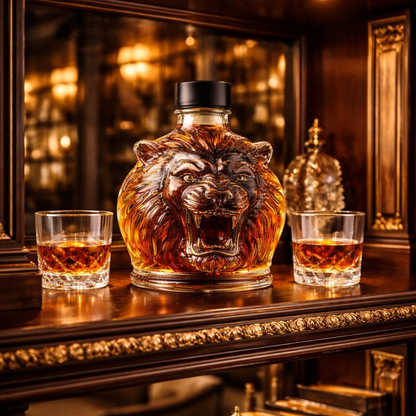 Botella de whisky León
