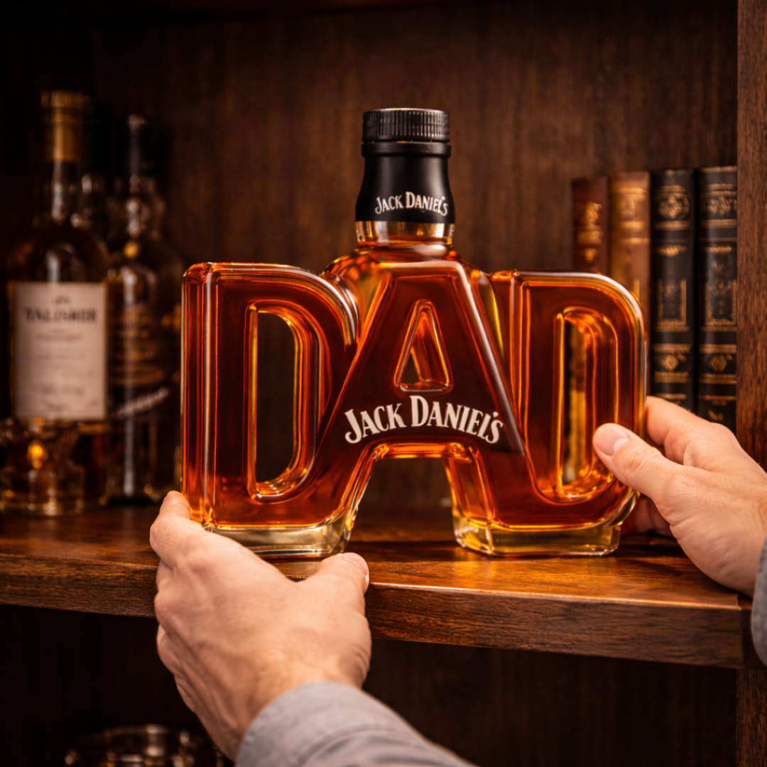 Botellas de whisky Jack Daniel's Papá