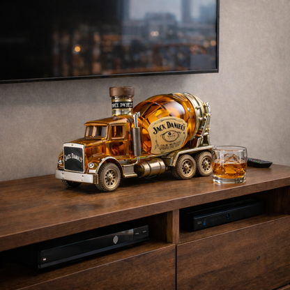 Bouteilles de whisky Jack Daniel's Camion