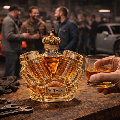 Botellas de whisky V8