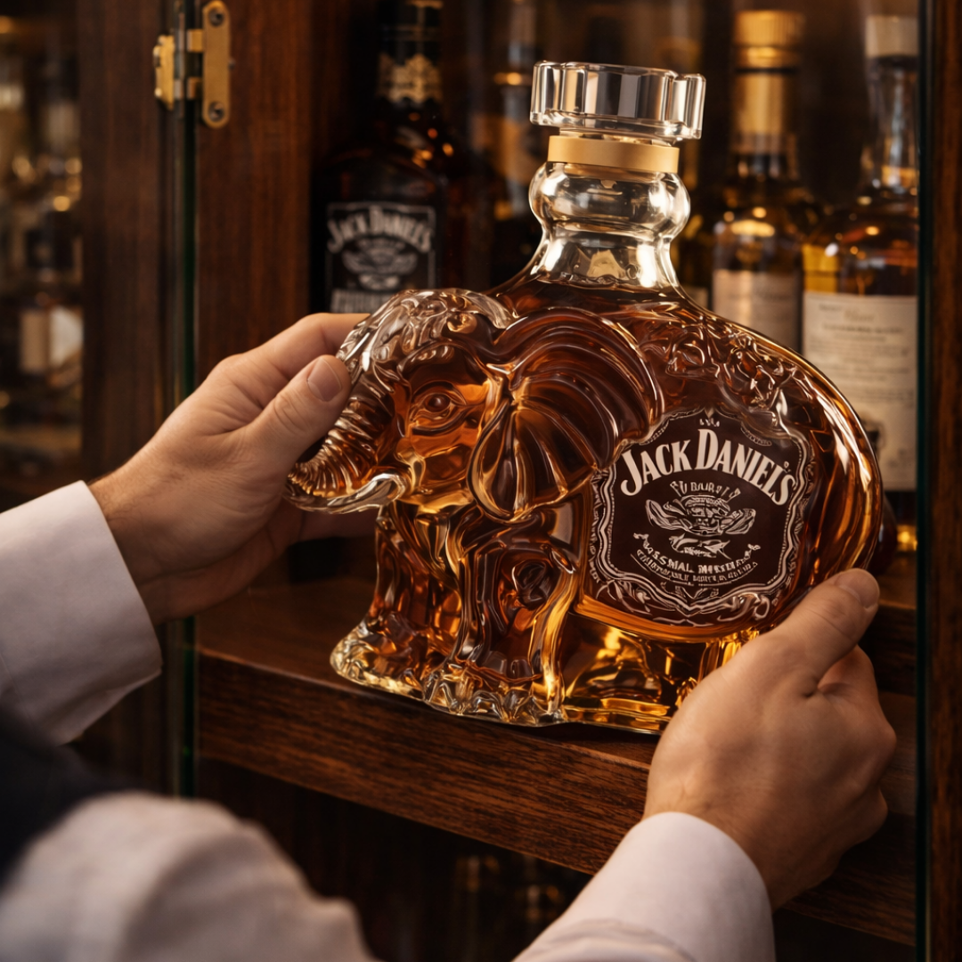 Botella de whisky Jack Daniel's  Elefante