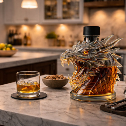 Botellas de whisky Dragón