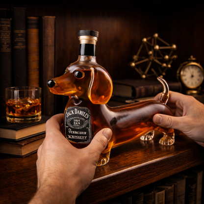 Botella de whisky Salchicha