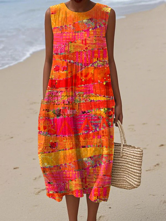 Faye | Robe Midi Sunset