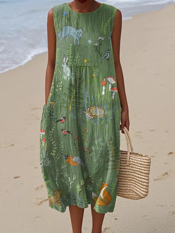 Hope | Robe Midi Woodland