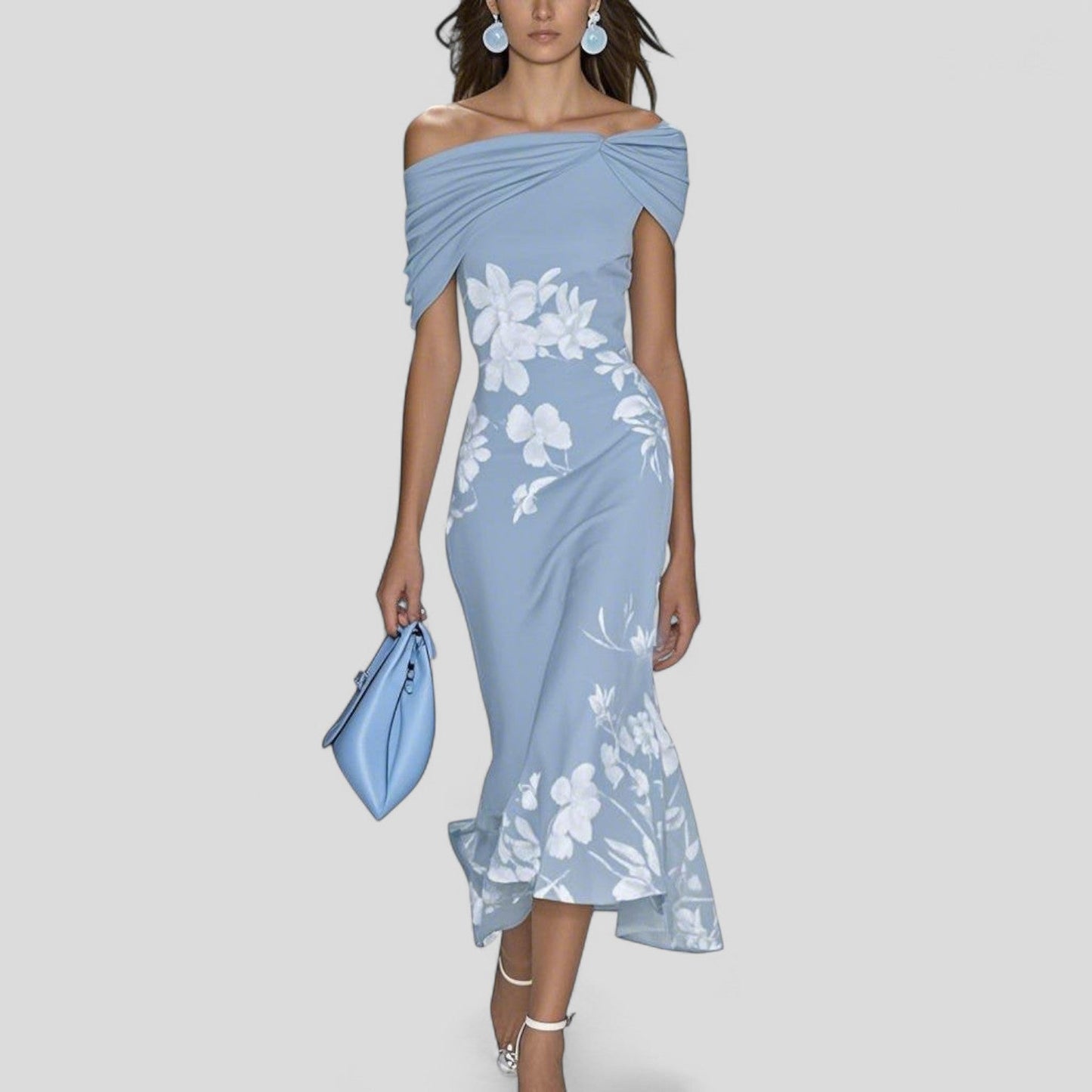 ISABRUNEL | Robe midi élégante