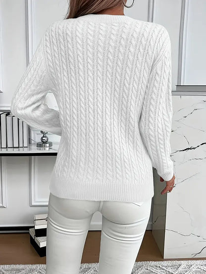 Becky | Pull en Tricot à Câbles