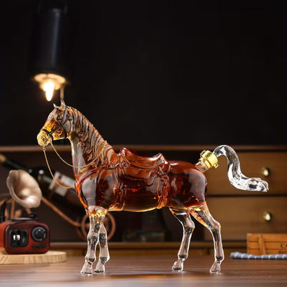 Botella de whisky Caballo
