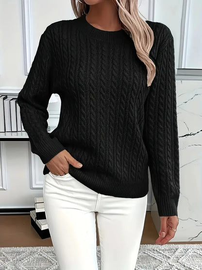 Becky | Pull en Tricot à Câbles