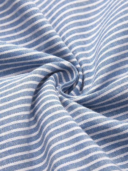 Robe midi à rayures