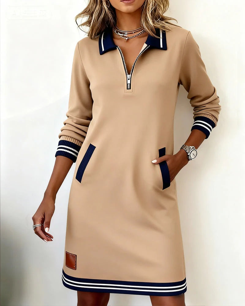 Robe chic à manches longues