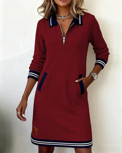 Robe chic à manches longues