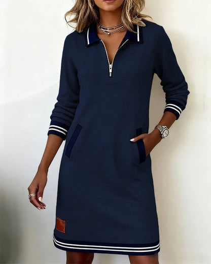 Robe chic à manches longues