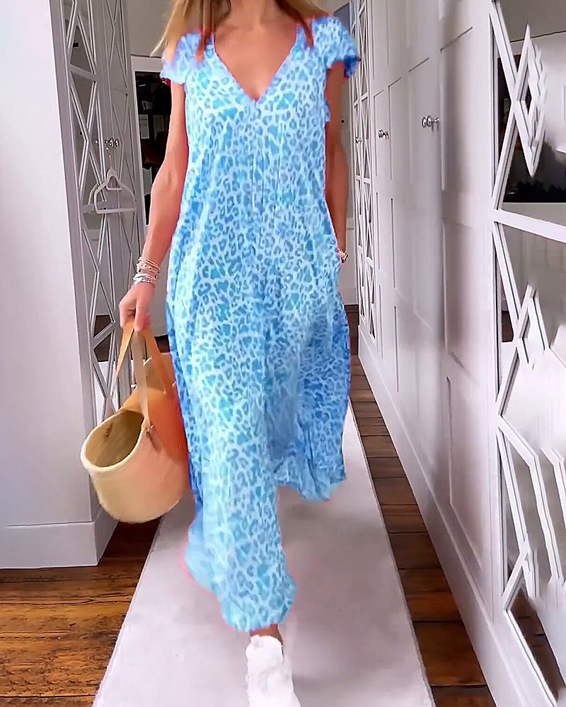 Glaiza | Robe Maxi à Col V