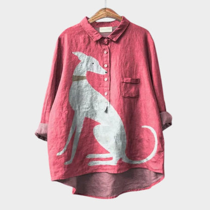 Audrey - Chemise Artistique à Boutons
